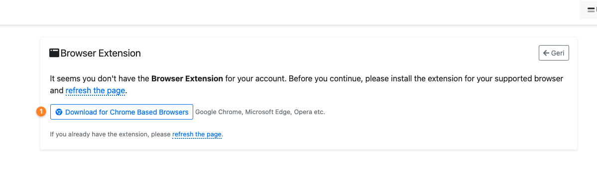 Chrome eklenti marketi
