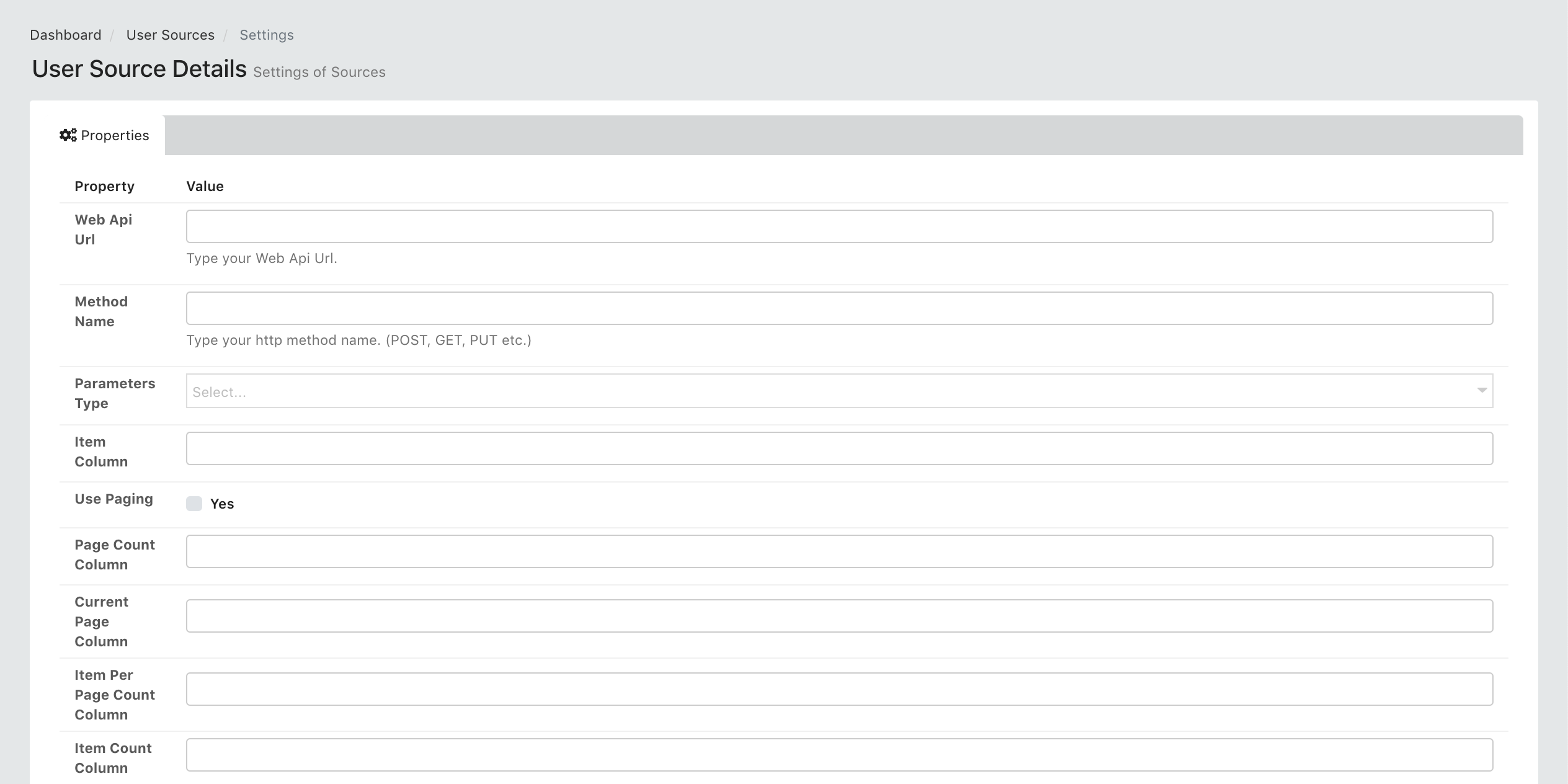 Web Api User Provider